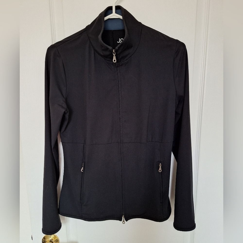 Reverse 2 Way Zipper Women's Ladies Joe fresh athletic yoga jacket black Medium